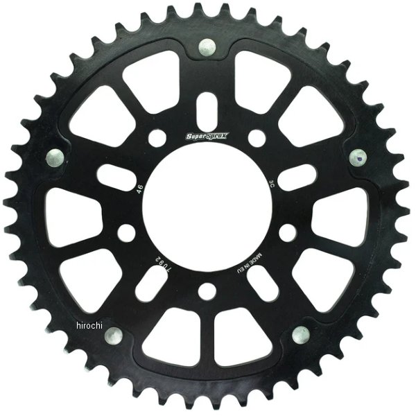 【メーカー在庫あり】 スーパースプロックス SUPERSPROX リアスプロケット ステルス 525-46T 黒 RST-7092:46-BLK JP店｜株式会社ヒロチー商事 店 10,379円