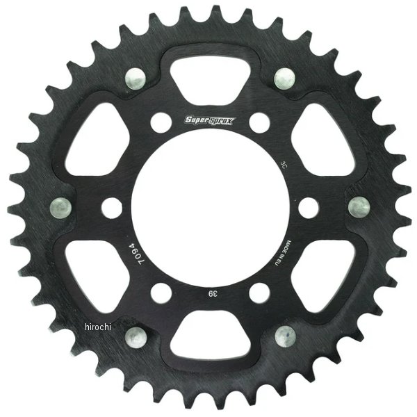【メーカー在庫あり】 スーパースプロックス SUPERSPROX リアスプロケット ステルス 520-39T 黒 RST-7094:39-BLK JP店|株式会社ヒロチー商事 店