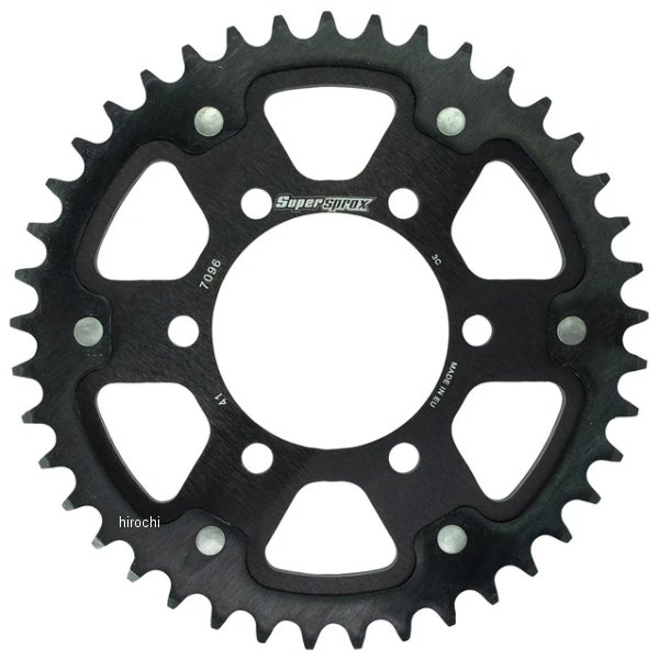 【メーカー在庫あり】 スーパースプロックス SUPERSPROX リアスプロケット ステルス 530-41T 黒 RST-7096:41-BLK JP店｜株式会社ヒロチー商事 店