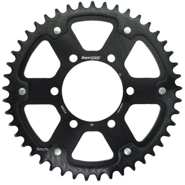 【メーカー在庫あり】 スーパースプロックス SUPERSPROX リアスプロケット ステルス 530-45T 黒 RST-7096:45-BLK JP店｜株式会社ヒロチー商事 店