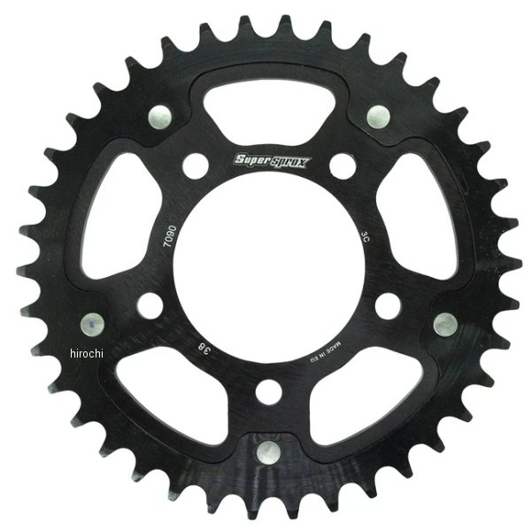 【メーカー在庫あり】 スーパースプロックス SUPERSPROX リアスプロケット ステルス 530-38T 黒 RST-7090:38-BLK JP店|株式会社ヒロチー商事 店