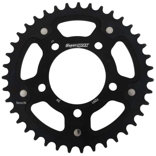 【メーカー在庫あり】 スーパースプロックス SUPERSPROX リアスプロケット ステルス 520-39T 黒 RST-7091:39-BLK JP店