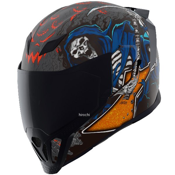 アイコン ICON 2024年モデル フルフェイスヘルメット AIRFLITE TRICK OR STREET4 黒 Sサイズ 0101-17361 JP店