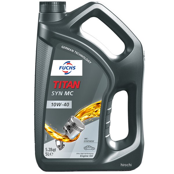 フックス FUCHS エンジンオイル TITAN SYN MC 10W-40 5L A602003027 JP店｜株式会社ヒロチー商事 店