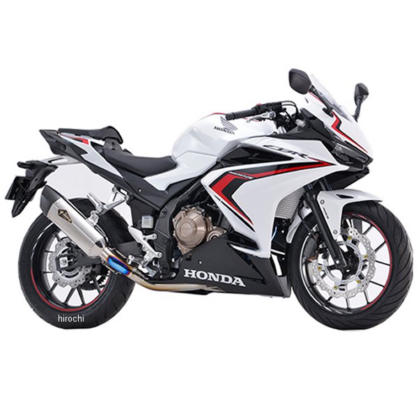 【メーカー在庫あり】 【SALE】アールズギア フルエキゾーストマフラー リアルスペック シングル TypeS ホンダ CBR400R チタンポリッシュ RH41-01ST JP店