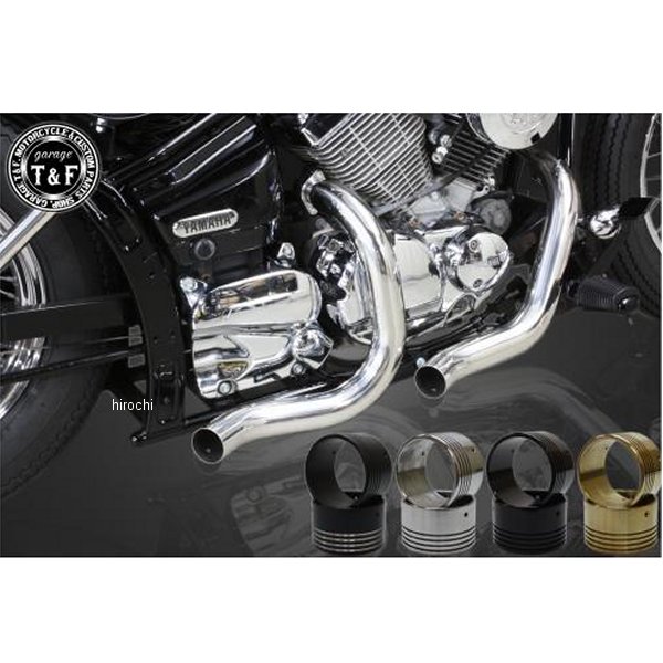 楽天市場】ガレージT＆F ターンアウトマフラー ドラッグスター