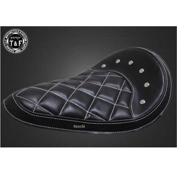 ガレージT＆F BLソロシート バックアップタイプ/ロング (クロスヴィンテージ)ブラック 608262 JP店｜株式会社ヒロチー商事 店
