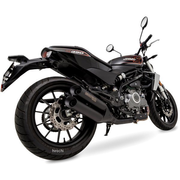 【メーカー在庫あり】 モリワキ スリップオンマフラー CROSS TWIN 23年以降 ハーレー X350 ブラック 01810-CG602-00 JP店