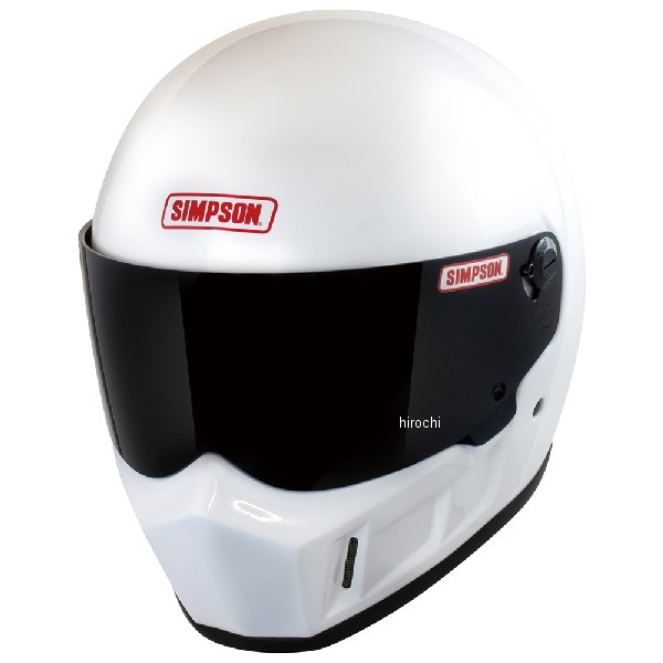 シンプソン SIMPSON SB15 フルフェイスヘルメット ホワイト 61cm 3315106100 JP店