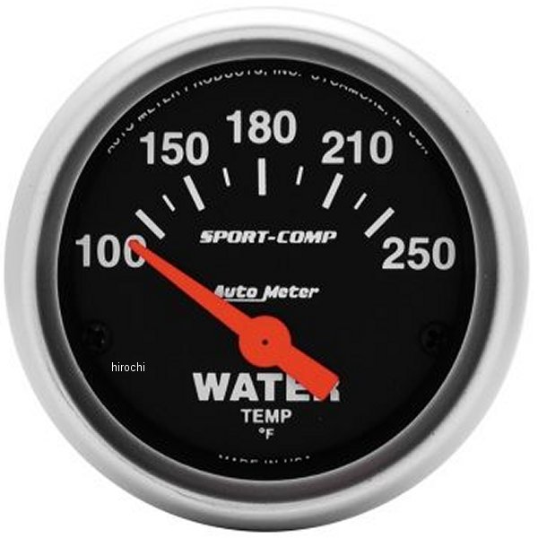 【USA在庫あり】 オートメーター Autometer Sport-Comp 52mm 電子水温計 atm3337 JP店