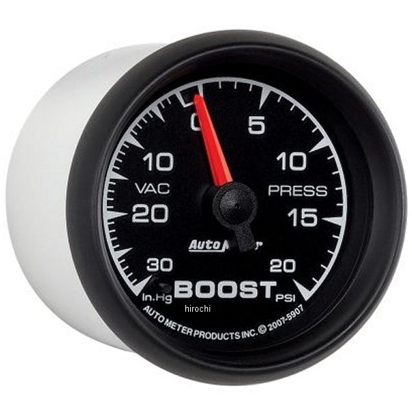 オートメーター Autometer ES 52.4mm 30 In. HG/20 PSI Vacuum/ブースト ゲージ atm5907 JP店