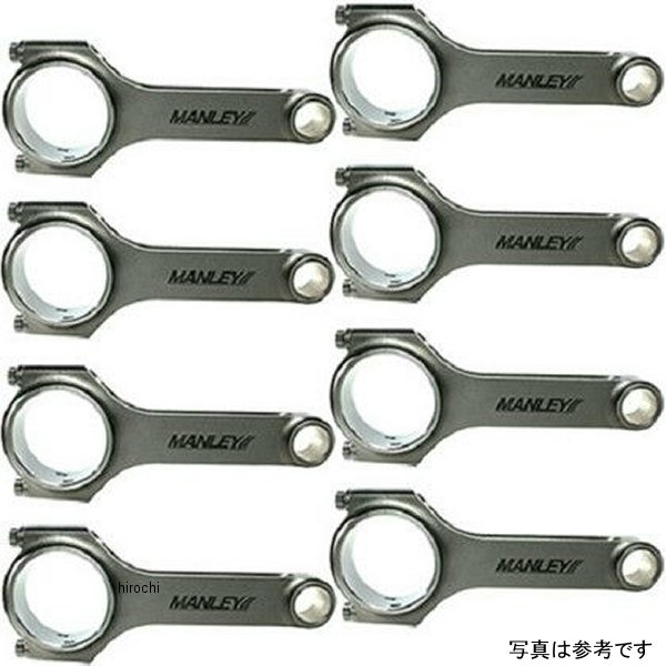 マンレイ MANLEY H-Beam コネクティングロッドセット クライスラー Small Block 5.7L Hemi 6.125in man14056-8 JP店