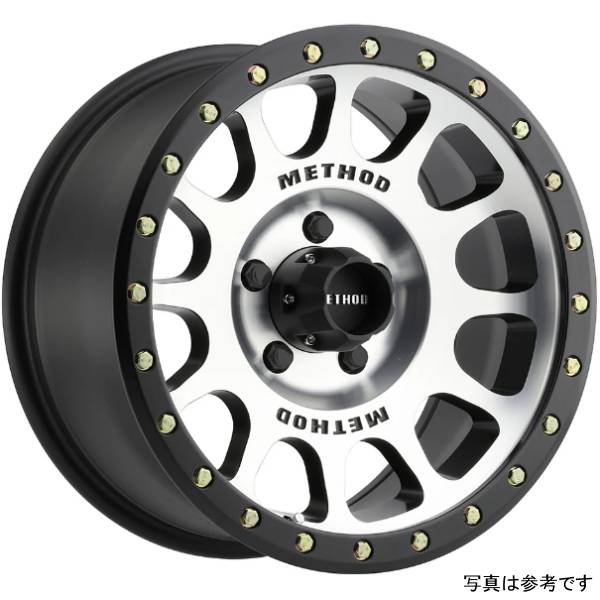 【USA在庫あり】 Method ホイール MR305 NV 16x8 0mmオフセット 6x5.5 108mmセンターボア Machined mrwMR30568060300 JP店