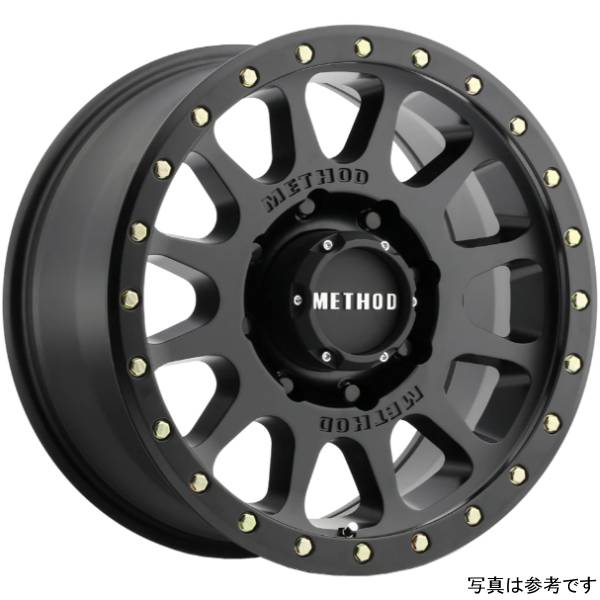 Method ホイール MR305-HD NV 17x8.5 0mmオフセット 8x6.5 130.81mmセンターボア マットブラック mrwMR30578580500H JP店