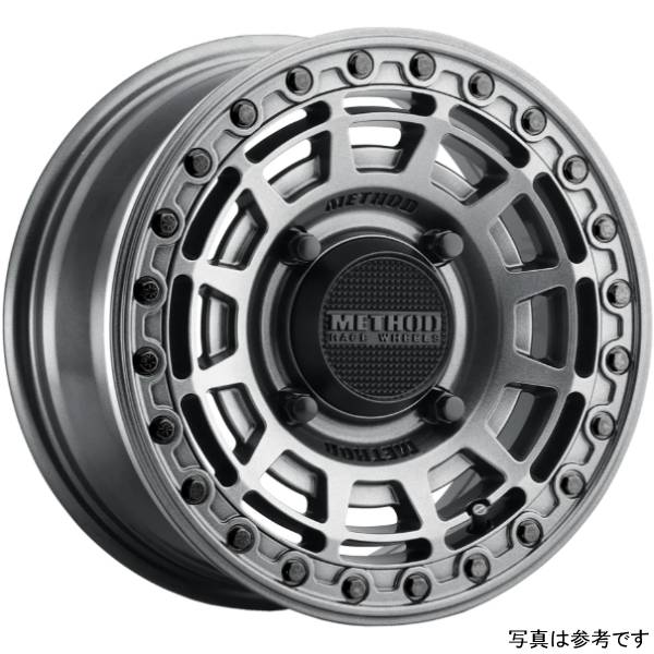 【USA在庫あり】 Method ホイール MR415 UTV Beadlock 15x7 +38mmオフセット 5x4.5 76mmセンターボア グラファイト mrwMR415570121252B JP店