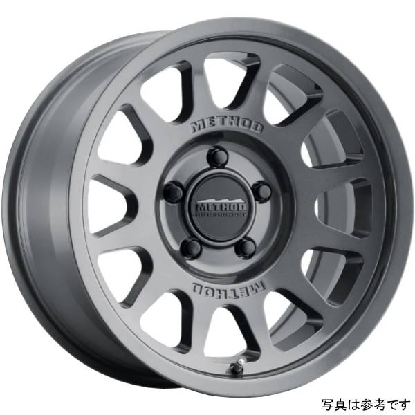 【USA在庫あり】 Method ホイール MR703 Bead Grip 17x9 -12mm オフセット 5x5 71.5mmセンターボア グロスチタニウム mrwMR70379050812N JP店