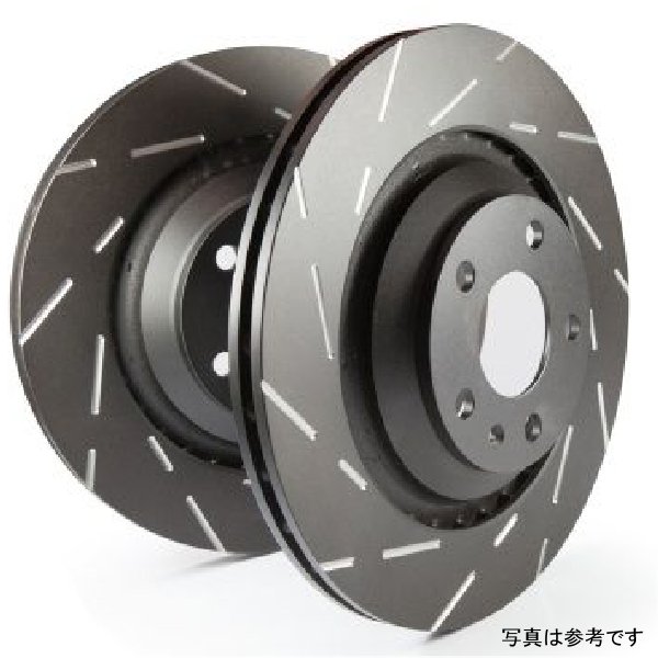 【USA在庫あり】 EBC 16年以降 ホンダ シビック (Excl Si) USR ブラックdash スポーツ Slotted リアローター ebcUSR7752 JP店