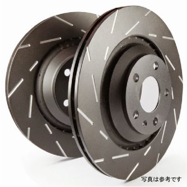 【USA在庫あり】 EBC 97年-99年 ポルシェ ボクスター 2.5 USR Slotted リアローター ebcUSR1063 JP店