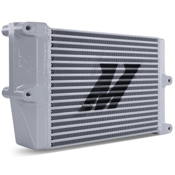 Mishimoto Heavy-Duty オイルクーラー 10in. Opposite-Side Outlets シルバー misMMOC-OO-10SL JP店