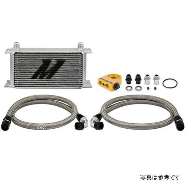 【USA在庫あり】 Mishimoto ユニバーサル 19 Row サーモスタット オイルクーラーキット misMMOC-ULT JP店