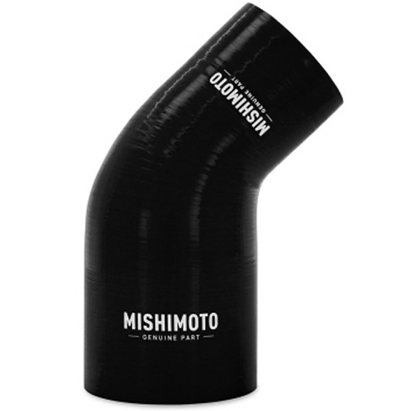 Mishimoto シリコン リデューサー カプラー 45 Degree 2.5in to 3.5in 黒 misMMCP-R45-2535BK JP店