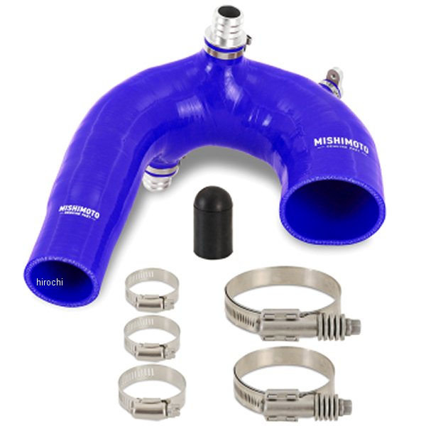Mishimoto 16年以降 ポラリス RZR XP ターボ シリコンインテークJチューブ 青 misMMHOSE-RZR-16AIBL JP店