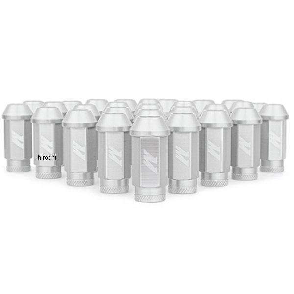 Mishimoto アルミニウム Locking ラグナット M12x1.5 27個セット シルバー misMMLG-15-27LSL JP店