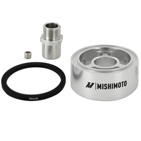 【USA在庫あり】 Mishimoto オイルフィルター スペーサー 32mm M22 x 1.5 スレッド シルバー misMMOC-SPC32-M22SL JP店