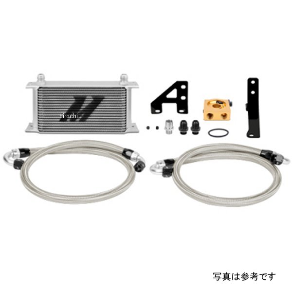 【USA在庫あり】 Mishimoto 15 スバル STI サーモスタット オイルクーラーキット シルバー misMMOC-STI-15T JP店