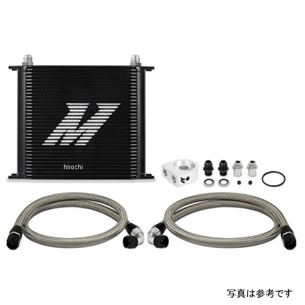 【USA在庫あり】 Mishimoto ユニバーサル オイルクーラーキット 34-Row 黒 misMMOC-U34BK JP店