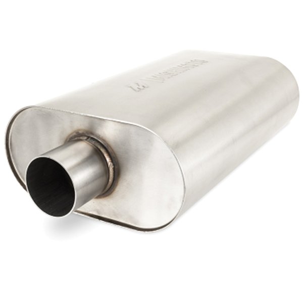 Mishimoto ユニバーサル マフラー 2.5インチ Center Inlet/Outlet Brushed misMMEXH-MF-25CCBR JP店