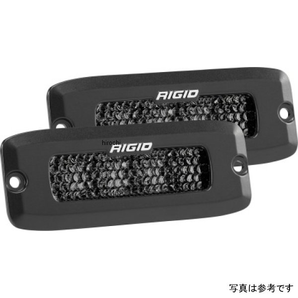 【USA在庫あり】 Rigid Industries SR-Q シリーズ PRO Midnight Edition Spot Diffused ペア rig925513BLK JP店