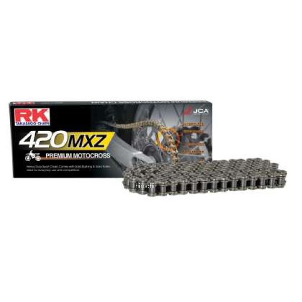 【USA在庫あり】 RK チェーン 420MXZ-100L ナチュラル rkc420MXZ-100 JP店