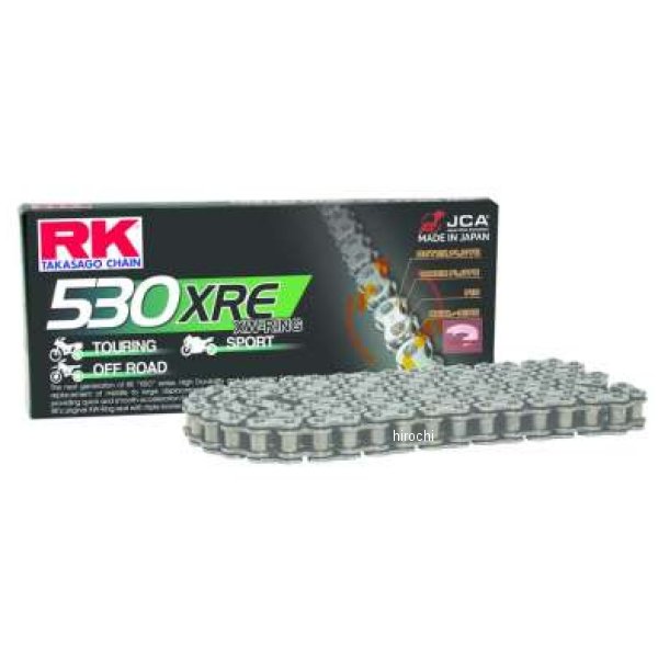 【USA在庫あり】 RK チェーン 530XRE-114L XW-Ring ナチュラル rkc530XRE-114 JP店