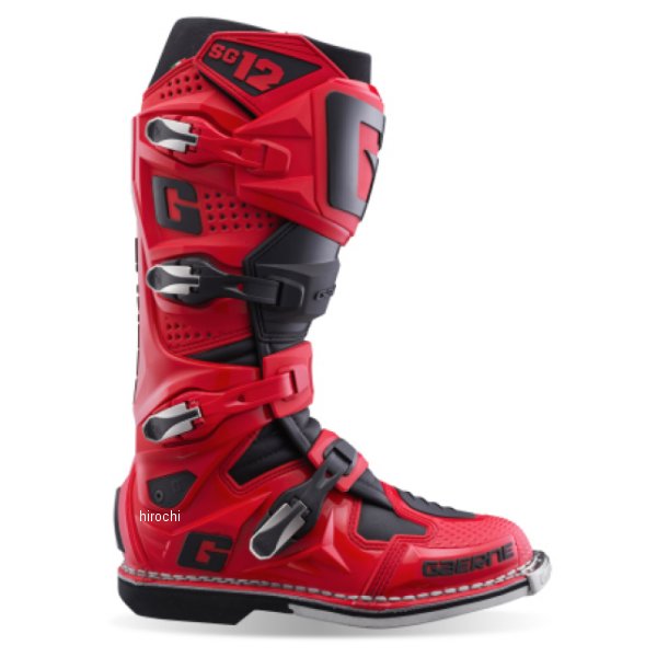 【USA在庫あり】 Gaerne SG12 ブーツ レッド/ブラック サイズ:13 gar2174-105-13 JP店