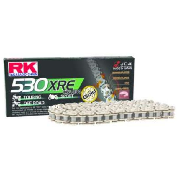 【USA在庫あり】 RK チェーン GB530XRE-108L XW-Ring ゴールド rkcGB530XRE-108 JP店
