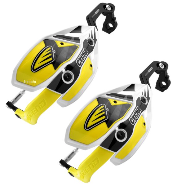 【USA在庫あり】 サイクラ CYCRA ハンドガード ウルトラ Probend 22mmバー用 白/黄 cyc1CYC-7407-55X JP店