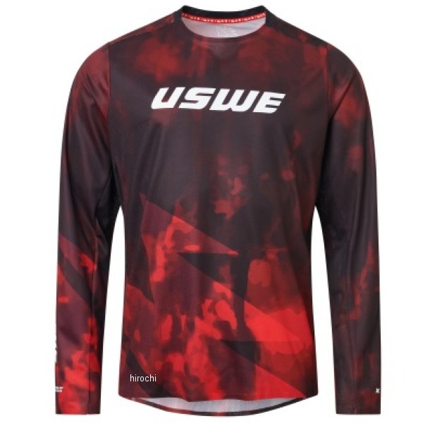 【USA在庫あり】 USWE Rok オフロード エアジャージ 大人用 Flame レッド Large usw80951011400106 JP店
