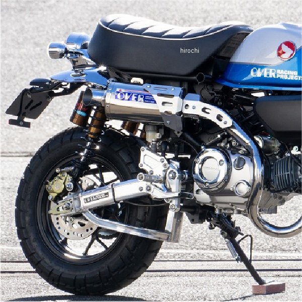 オーヴァー OVER ステンオーバルアップマフラー フルエキゾースト 21年-24年 Monkey125 16-014-01 JP店