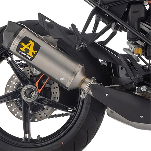 アロー Arrow スリップオンマフラー+リンクパイプ RaceTech 17年-24年 1290SupreDukeGT チタン 71820PK+71692MI+ESE+KT1 JP店