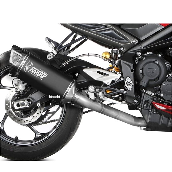 ミヴ Mivv フルエキゾースト SR-1(触媒あり) 23年-24年 ストリートトリプル765RS チタンブラック T.026.KR1TB-StreetTriple765RS JP店|株式会社ヒロチー商事 店