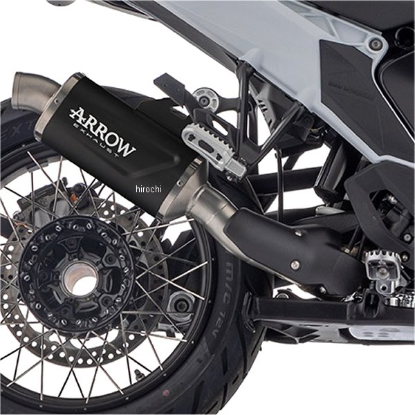 アロー Arrow スリップオンマフラー Indy Race EVO 24年 R1300GS アルミダーク/ステンエンド 72651AON JP店|株式会社ヒロチー商事 店