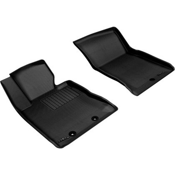 【USA在庫あり】 3D MAXpider 12年-16年 ヒュンダイ Genesis Kagu 1st Row フロアマット ブラック aceL1HY02311509 JP店