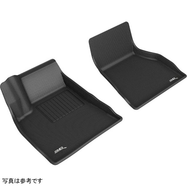 【USA在庫あり】 3D MAXpider 18年-19年 Tesla Model 3 Kagu 1st Row フロアマット ブラック aceL1TL02611509 JP店