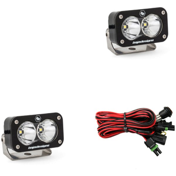 【USA在庫あり】 Baja Designs S2 Proシリーズ LED Light Pods Work/Scene Pattern ペア baj487806 JP店