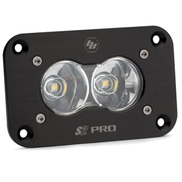 【USA在庫あり】 Baja Designs S2 Sport Flush Mount Work/Scene Pattern LED Work ライト - クリア baj541006 JP店