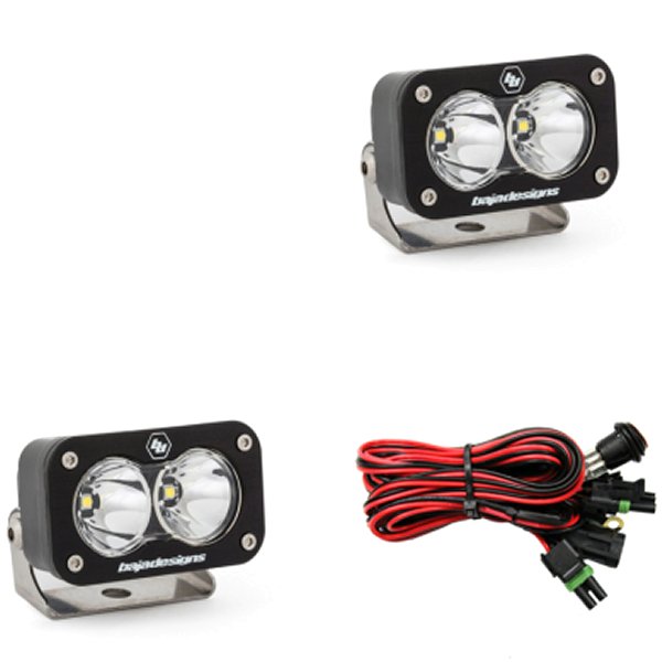 【USA在庫あり】 Baja Designs S2 Sport Work/Scene Pattern 2個 LED Work ライト - クリア baj547806 JP店