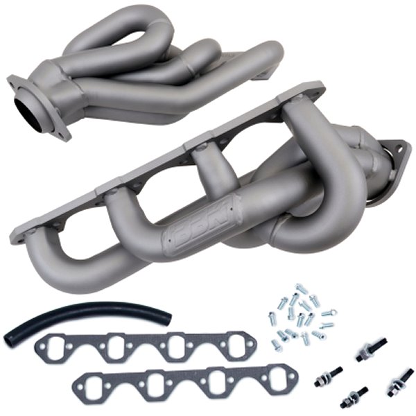 【USA在庫あり】 BBK 86年-93年 Mustang 5.0 Shorty Tuned Length エキゾースト Headers - 1-5/8 Titanium Ceramic bbk1512 JP店