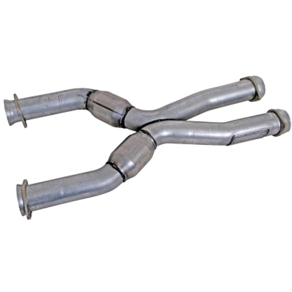 【USA在庫あり】 BBK 79年-04年 Mustang Coyote Swap ショート Mid X Pipe w Catalytic Converters 3.0 For BBK Long Tube Headers bbk1786 JP店