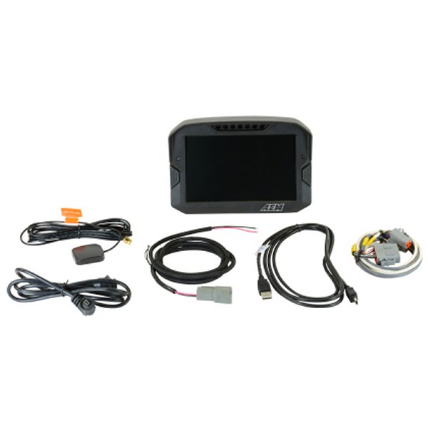 【USA在庫あり】 AEM CD-7 Logging GPS Enabled Race Dash カーボンファイバー Digital Display w/o VDM (CAN Input Only) aem30-5703 JP店